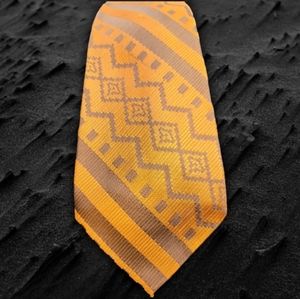 Vtg Burnt Orange Necktie